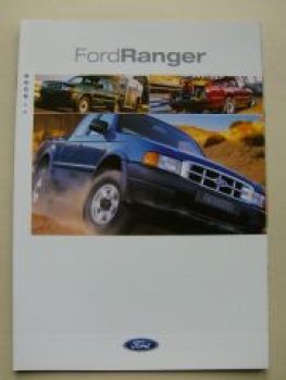 Ford Ranger Prospekt Dezember 1999 NEU