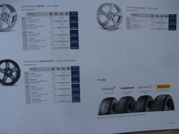 Hyundai Winter 2017/18 Komplettrad-Katalog i10 i20 i30 Turbo +N, i40, Veloster,Genesis,Ioniq, ix35,H1,Tucson,Santa Fe