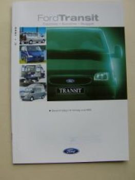 Ford Transit Tourneo Euroline Nugget Prospekt September 1999