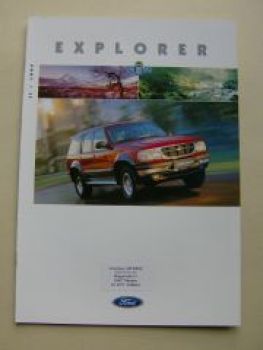 Ford Explorer Prospekt Oktober 1997