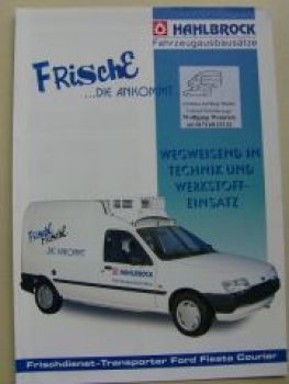 Ford Fiesta Courier Frischdienst-Transporter Hahlbrock
