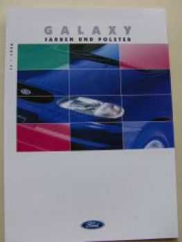 Ford Galaxy Farben und Polster März 1998