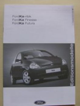 Ford Ka -ribik Finesse Futura August 2001 NEU