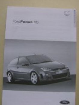 Ford Focus RS Februar 2003 Rarität!