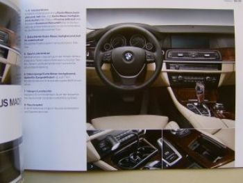 BMW 5er Limousine F10 Original Zubehör Prospekt Januar 2010 : Autoliteratur  Höpel