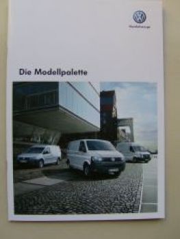 VW Modellpalette Prospekt November 2009 T5 Caddy Crafter