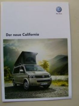 VW T5 California Prospekt Facelift September 2009 NEU