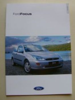 Ford Focus +Futura2 +Telematics +Ghia Prospekt Februar 2001