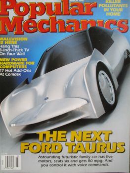 Popular Mechanics 3/1996 Porsche 911, BMW Z3 Coupé E36/8,Ferrari F133,Jaguar X500