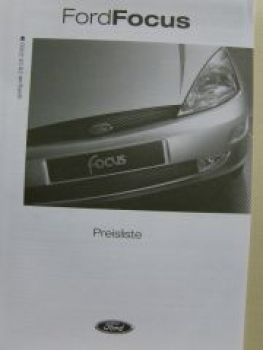 Ford Focus Februar 2000 NEU