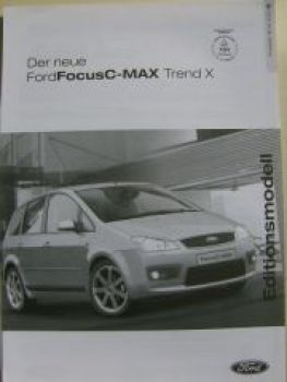 Ford Focus C-Max Trend X März 2004 NEU