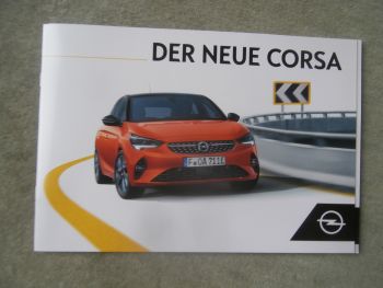 Opel Corsa F55kw 74kw 96kw Diesel 75kw +Corsa-e Prospekt August 2019 +Preisliste