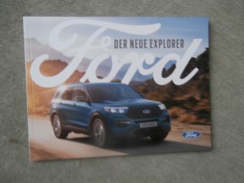 Ford Explorer 3.0l EcoBoost (PHEV) Prospekt August 2019