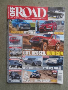 Off Road 3/2019 Lamborghini LM002 vs. Urus, RAV4,Nivara N-Guard,Sprinter 4x4,Stelvio QV,Wrangler Rubicon,X-Klasse 250d,