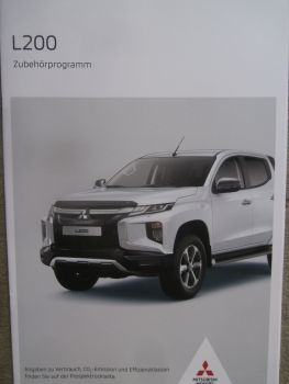 Mitsubishi L200 Zubehörprogramm Katalog August 2019
