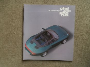 christophorus magazin September 1989 Nr.220 Panamericana,944 turbo cup,Typ 356