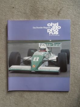 christophorus magazin November 1989 Nr.221 917 PA/16,911 Carrera 2 mit Tiptronic (964),