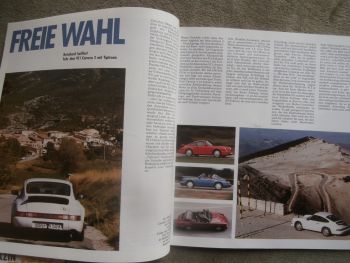 christophorus magazin November 1989 Nr.221 917 PA/16,911 Carrera 2 mit Tiptronic (964),