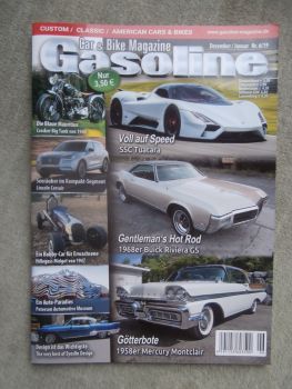 Gasoline Car & Bike Magazin 6/2019SSC Tuatara,68er Buick Riviera GS,58er Mercury Montclair,Lincoln Corsair,
