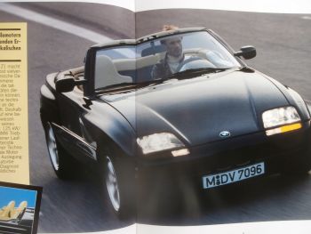 BMW Z1 Roadster Prospekt September 1990 Großformat