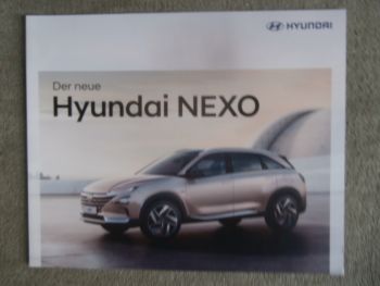 Hyundai Nexo Vorabinformation 120kw März 2018