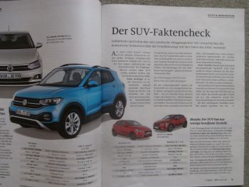 adac motorwelt 11/2019Volvo V90 vs. XC90,VW Golf VIII,Peugeot 208,