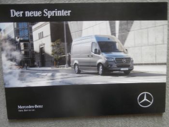 Mercedes Benz Sprinter (B907/910) Prospekt Januar 2018