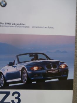 BMW Z3 roadster E36/7 1.8 1.9 2.8 M +Zubehör September 1997