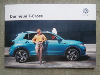 VW T-Cross TSI OPF 70kw 85kw Prospekt Mai 2019+Preisliste +Style Life Pakete