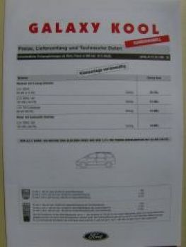 Ford Galaxy Kool April 1998 NEU