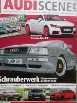 Audi Scene Live 2/2021 Audi 80 B2, RS e-Tron GT,Abt RS4-S,TT Roadster (8S),SQ8 TFSI,RS7,