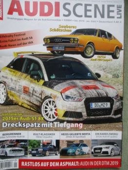 Audi Scene Live 1/2020 S1 8X,100 Coupé S,Schneider Audi 50,14er A3 Sportback,10er TT RS,84iger Audi Quattro,