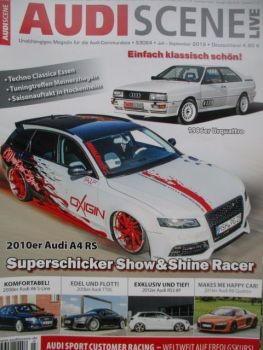 Audi Scene Live 3/2019 A4 B8 Avant, Ur Quattro, A6 S-Line (4F) 3.0TDI quattro,RS 3,TTS Coupe von 2018,R8 Typ42 FSi Quattro,
