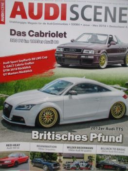 Audi Scene Live 1/2019 S4 Limousine (C4)90 urqattro,R8,RS4 Avant, 84iger Urquattro, TTS,R8 Motorsport,