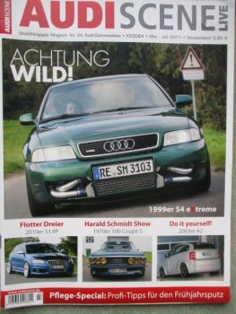Audi Scene Live 3/2011 S3 8P,100 Coupé S (C1),80 Cabriolet B3,S4 B5,Audi A2,DKW Munga,TT Roadster 8N
