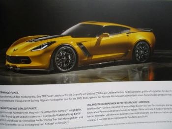 Chevrolet Corvette C7 6.2L LT1 V8 MT7 AT8 Stingray+Grand Sport +Z06