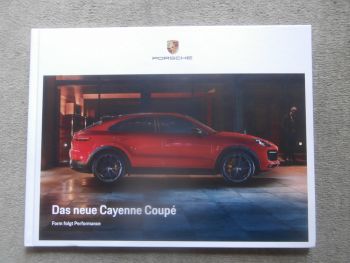 Porsche Cayenne Coupé Buch Prospekt Mai 2019 +S +Turbo Coupé 250kw 324kw 404kw NEU
