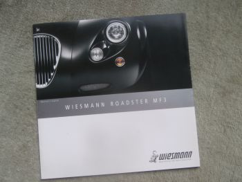 Wiesmann Roadster MF3 Juni 2009 Deutsch/Englisch Flyer