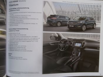 Ford Edge +ST-Line +Vignale 140kw 175kw Bi-Turbo Katalog November 2018