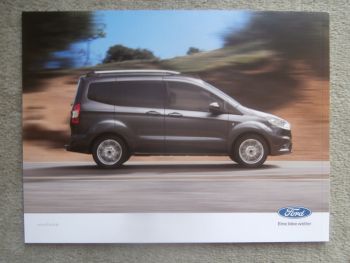 Ford Tourneo Courier (M1) +Sport 55kw 74kw 1.5TDCi Broschüre Juli 2019