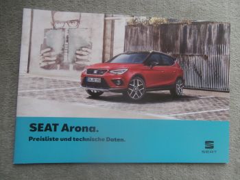 Seat Arona 1.0TGI TSI 1.5TSI 1.6TDI Juli 2019