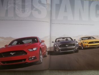 Ford Mustang 2017 USA Fastback V6 +GT +Convertible +Shelby GT350 Katalog Englisch