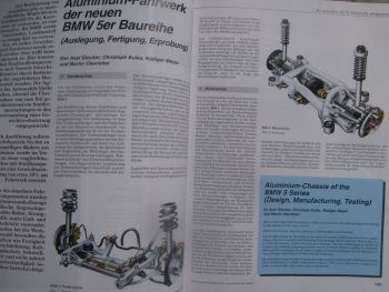 Automobiltechnische Zeitschrift 3/1996 BMW 5er E39 Fahrwerk,