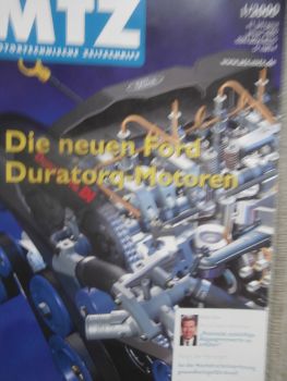 Motortechnische Zeitschrift 1/2000 Ford Duratorq Diesel Motoren mit Direkteinspritzung im Ford Transit,