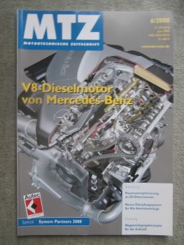 Motortechnische Zeitschrift 6/2000 Mercedes Benz V8-Dieselmotor OM628