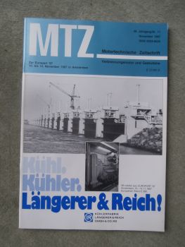 Motortechnische Zeitschrift 11/1987 Spülparameter bei Zweitaktmotoren,SW 280 Motor,