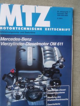 Motortechnische Zeitschrift 11/1997 Mercedes Benz 4-Zylinder Dieselmotor OM611,