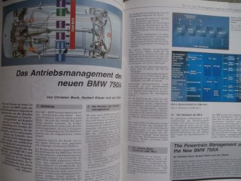 Automobiltechnische Zeitschrift 4/1995 Antriebsmanagement des neuen BMW 750iA E38,