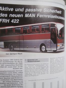 Automobiltechnische Zeitschrift 1/1994 MAN FRH 422 Fernreisebus,Airbag Entwicklung bei Opel,
