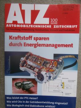 Automobil Technische Zeitschrift 7+8/1998 Kraftstoff sparen durch Energiemanagement,